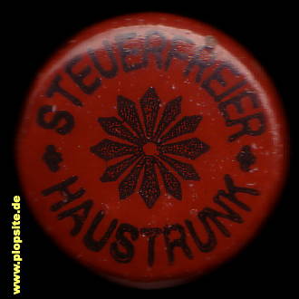 B�ügelverschluss aus: Steuerfreier Haustrunk,  DE, unbekannt, Deutschland