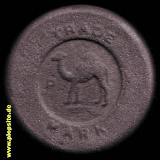 Picture of a ceramic Hutter stopper from: Trade Mark Camel,  GB, unbekannt, United Kingdom