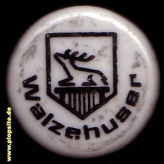 Picture of a ceramic Hutter stopper from: Walzenhuber,  CH, unbekannt, Switzerland