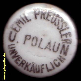 Obraz porcelany z: Unterpolaun; Emil Preussler,  CZ, unbekannt, Czechy