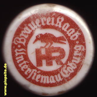 Bügelverschluss aus: Brauerei Raab, Untersiemau Coburg, Deutschland
