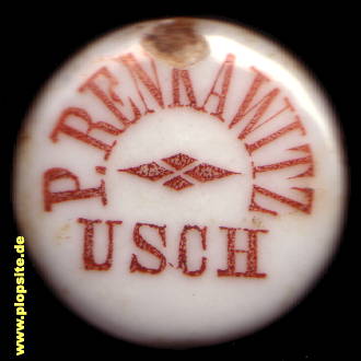 Bügelverschluss aus: Brauerei Peter Renkawitz, Usch, Ujście, Polen