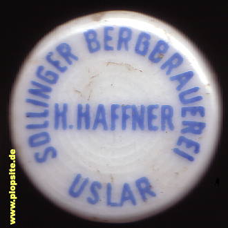 Bügelverschluss aus: Bergbrauerei H. Haffner, Uslar Sollinger, Deutschland