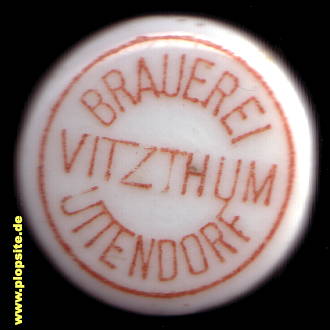 Bügelverschluss aus: Brauerei Vitzthum, Uttendorf, Helpfau-Uttendorf, Österreich