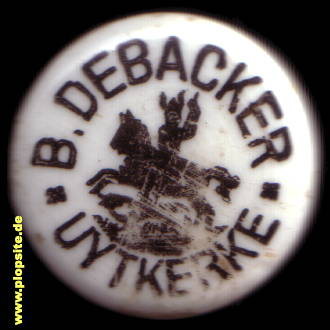 Bügelverschluss aus: B. Debacker Brasserie le Cygne, Uytkerke, Uitkerke, Belgien