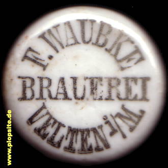 Bügelverschluss aus: Brauerei F. Waubke, Velten, Deutschland