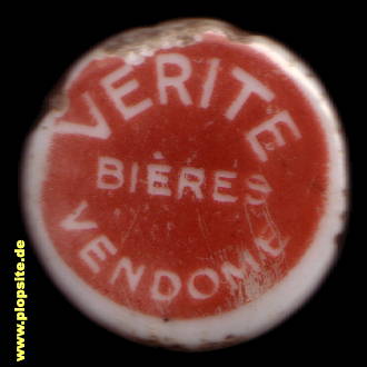 Bügelverschluss aus: Brasserie Barillet-Goudal, Vérité Bières, Vendôme, Frankreich