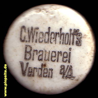 Bügelverschluss aus: C. Wiederholt's Brauerei , Verden / Aller, Deutschland