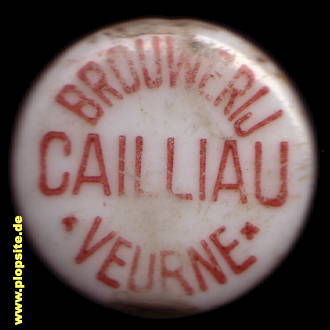 Bügelverschluss aus: Brouwerij Cailliau, Veurne, Furnes, Belgien