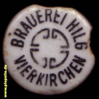 Bügelverschluss aus: Brauerei Hilg  , Vierkirchen - Dachau, Deutschland