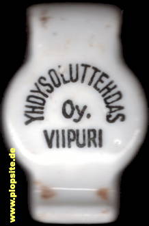 Bügelverschluss aus: Yhdysoluttehdas Oy, Viipuri, Выборг, Wyborg, Viborg, Russland