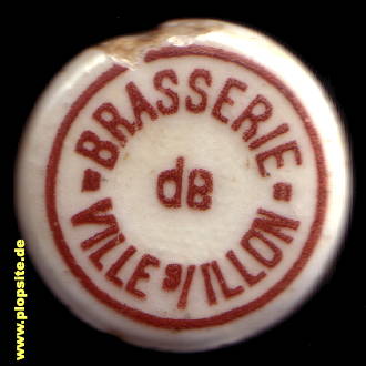 Bügelverschluss aus: Grande Brasserie et Malterie Vosgienne S.A., Brasserie de Ville-sur-Illion, Ville - sur - Illon, Frankreich