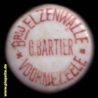 Bügelverschluss aus: Brouwerij d’Elzenwalle, G. Bartier, Voormezeele, Voormezele, Belgien