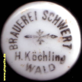 Obraz porcelany z: Brauerei zum Schwert, H. Köchling, Wald, Szwajcaria