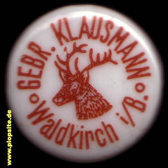 Bügelverschluss aus: Hirschenbrauerei Gebrüder Klausmann, Waldkirch, Deutschland