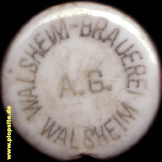 Bügelverschluss aus: Brauerei AG, Walsheim / Saar, Gersheim, Deutschland