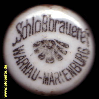 Bügelverschluss aus: Schloßbrauerei, Warnau - Marienburg, Malbork, Polen