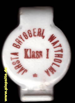 Bügelverschluss aus: Järsta Bryggeri, Wattholma, Vattholma, Schweden