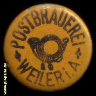 Bügelverschluss aus: Postbrauerei Weiler, Anton Zinth KG, Weiler / Allgäu, Weiler-Simmerberg, Deutschland