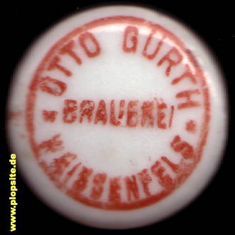 Bügelverschluss aus: Brauerei Otto Gürth, Weißenfels, Deutschland