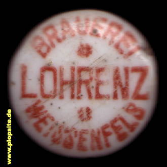 Bügelverschluss aus: Brauerei Lohrenz, Weißenfels, Deutschland