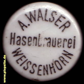 Bügelverschluss aus: Hasenbrauerei Walser, Weißenhorn, Altusried-Weitenau, Deutschland