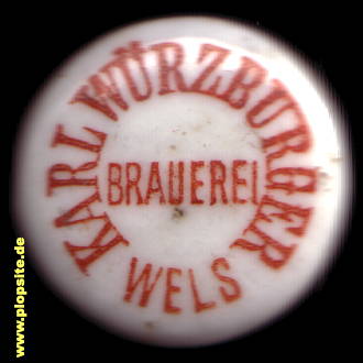 Bügelverschluss aus: Brauerei Karl Würzburger, Wels, Österreich