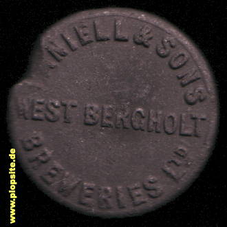 Bügelverschluss aus: Daniell & Sons Breweries Ltd., West Bergholt, Großbritannien