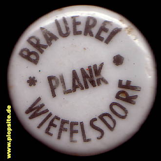 Bügelverschluss aus: Brauerei Plank, Wiefelsdorf, Schwandorf, Deutschland