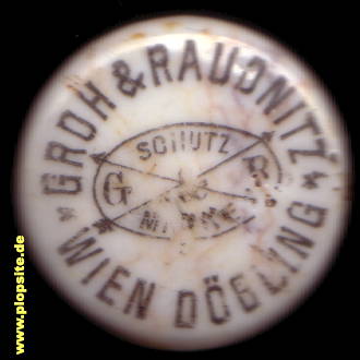 B�ügelverschluss aus: Wien - Döbling, Bierniederlassung Groh & Traudnitz,  AT, unbekannt, Österreich