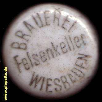Bügelverschluss aus: Brauerei Felsenkeller, Wiesbaden, Deutschland
