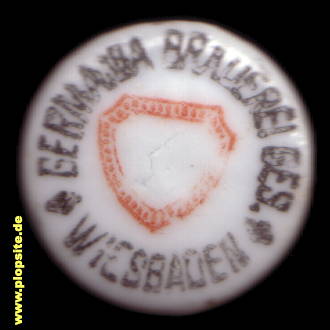 Bügelverschluss aus: Germania Brauerei Gesellschaft, Wiesbaden, Deutschland