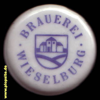 Picture of a ceramic Hutter stopper from: Brauerei, Wieselburg, Wieselburg / Erlauf, Austria