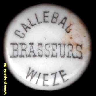 Bügelverschluss aus: Brasserie Callebaut, Wieze, Lebbeke, Belgien