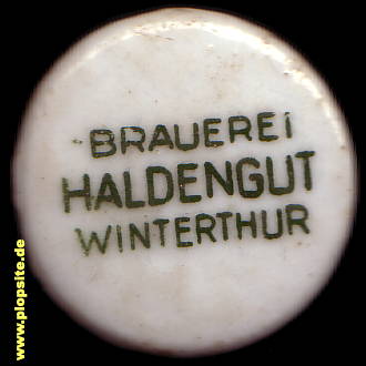 Bügelverschluss aus: Brauerei Haldengut, Winterthur, Winterthour, Vitudurum, Schweiz