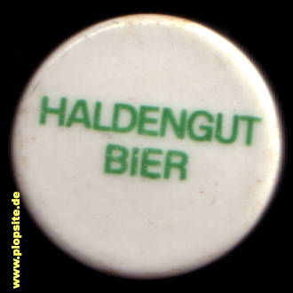 Bügelverschluss aus: Haldengut Brauerei, Winterthur, Winterthour, Vitudurum, Schweiz