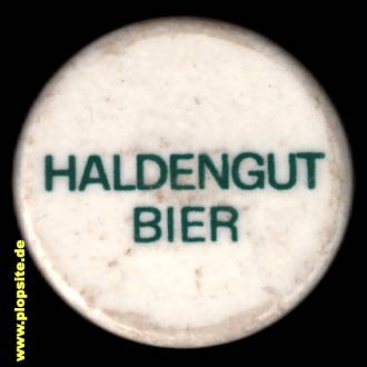 Bügelverschluss aus: Haldengut Brauerei, Winterthur, Winterthour, Vitudurum, Schweiz