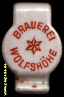 Bügelverschluss aus: Brauerei, Wolfshöhe, Neunkirchen am Sand, Deutschland
