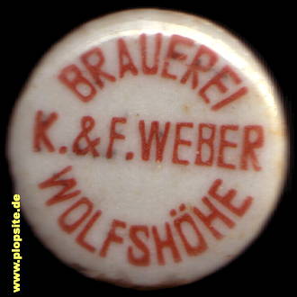 Bügelverschluss aus: Brauerei Weber  , Wolfshöhe, Neunkirchen am Sand, Deutschland