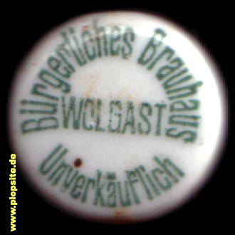 Bügelverschluss aus: Bürgerliches Brauhaus, Wolgast, Deutschland
