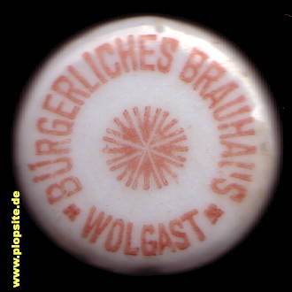 Bügelverschluss aus: Bürgerliches Brauhaus, Wolgast, Deutschland