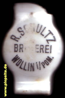 Bügelverschluss aus: Brauerei R. Schultz, Wollin, Wollnia, Polen