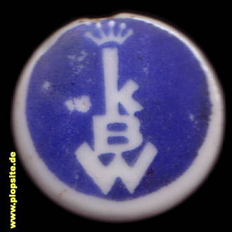 Picture of a ceramic Hutter stopper from: Königsbräu, Wunsiedel, Germany