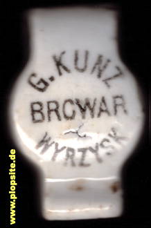 Bügelverschluss aus: Browar Parowy, Gustaw Kunz, Wyrzysk, Wirsitz, Polen