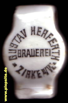 Bügelverschluss aus: Schloßbrauerei Gustav Herferth, Zirke, Sieraków, Polen