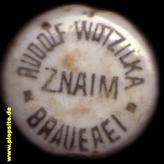 Bügelverschluss aus: Dampfbierbrauerei Rudolf Wotzilka, Znaim, Znojmo, Tschechien