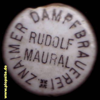 Bügelverschluss aus: Dampfbrauerei Maural, Znaim, Znojmo, Tschechien