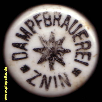 Bügelverschluss aus: Dampfbrauerei Gustav Dallmann, Znin, Żnin, Dietfurt, Polen
