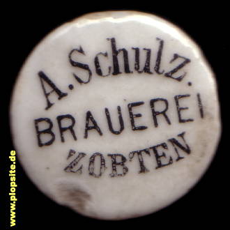 Bügelverschluss aus: Brauerei A. Schulz, Zobten, Ślęża, Sobótka, Zobtenberg, Polen