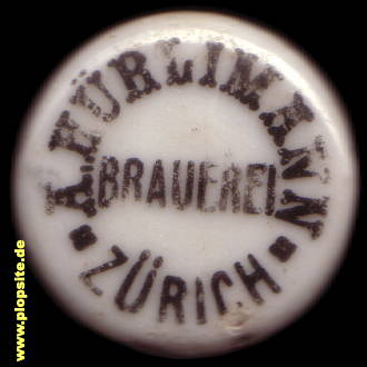 Bügelverschluss aus: Brauerei Huerliman, Zürich, Zurich, Zurigo, Schweiz